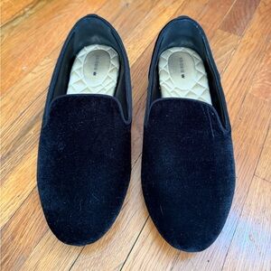 Birdies Starling Loafers in Black Velvet